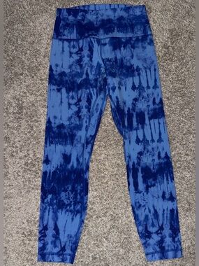 lululemon Women’s Blue Tie-Dye Leggings